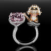 Toy Poodle Ring 18ct Rose Gold & Platinum