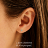 Six Claw Diamond Stud Earrings (GIA Certified)