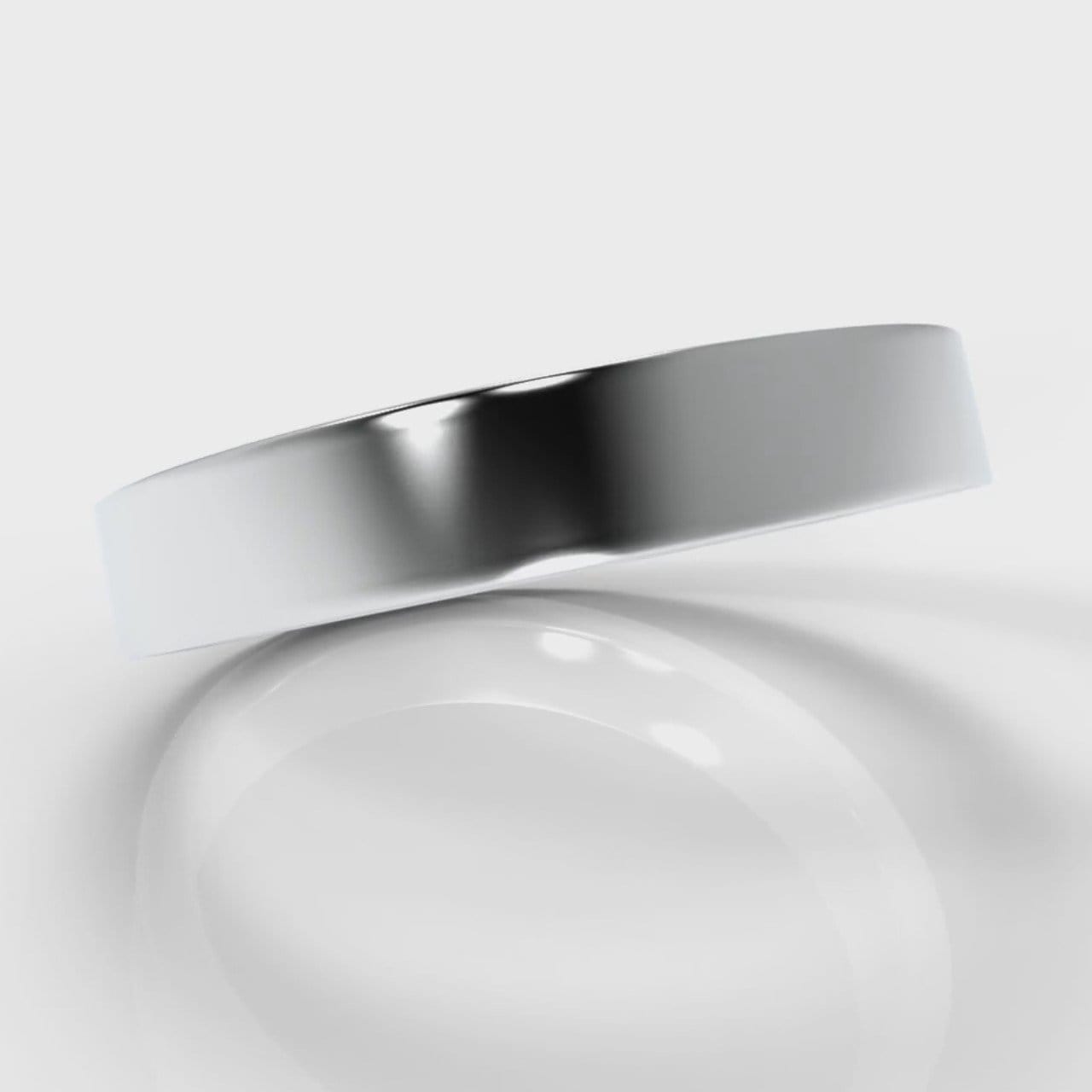 4mm Flat Top Comfort Fit Wedding Ring