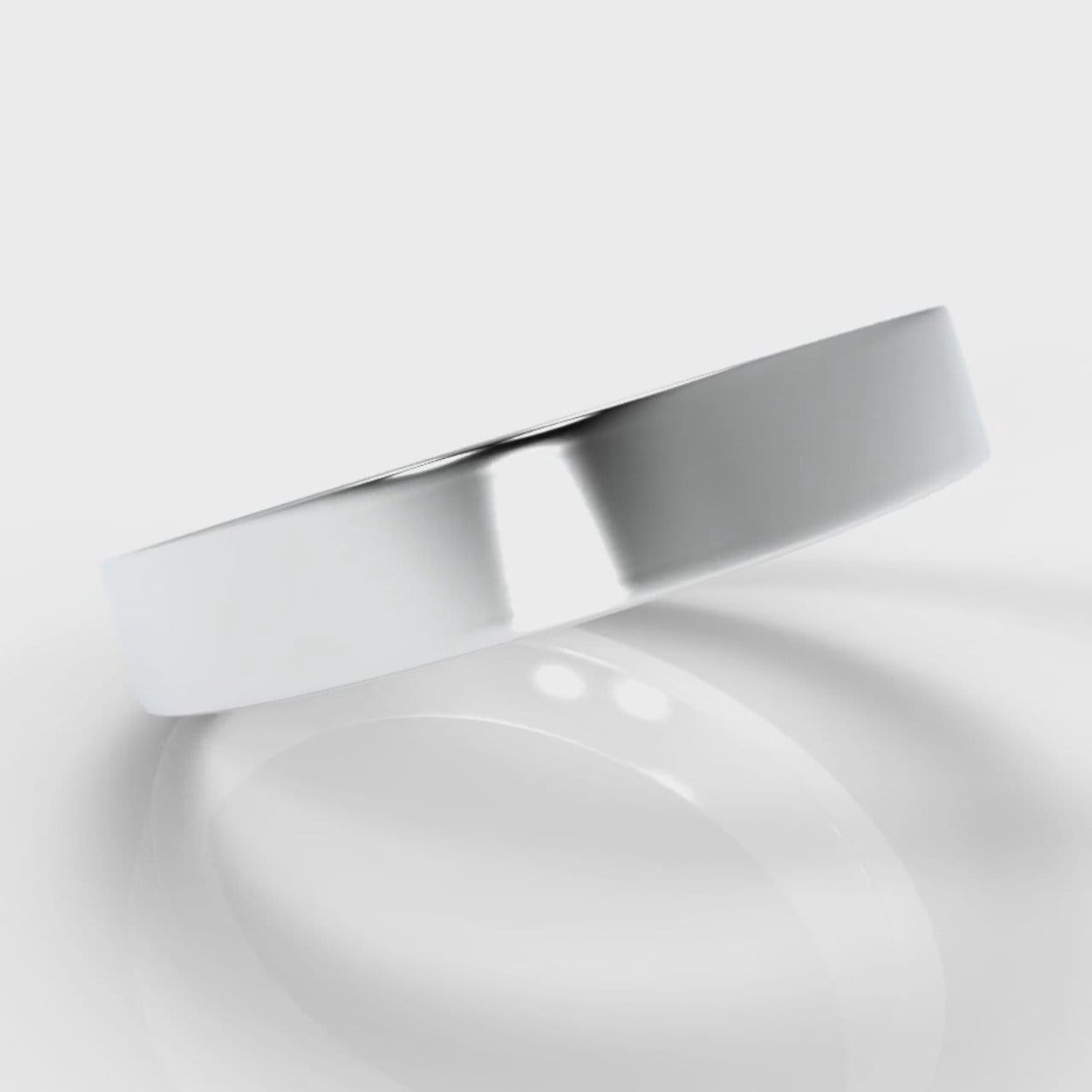 4mm Flat Top Comfort Fit Wedding Ring