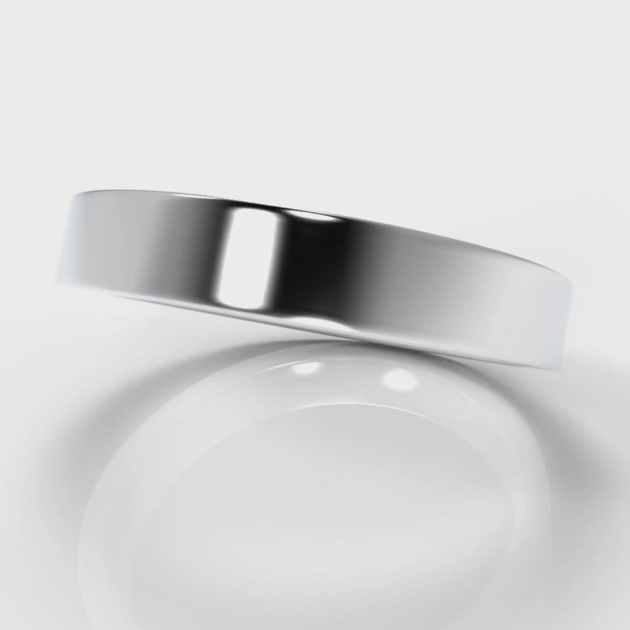 4mm Flat Top Comfort Fit Wedding Ring