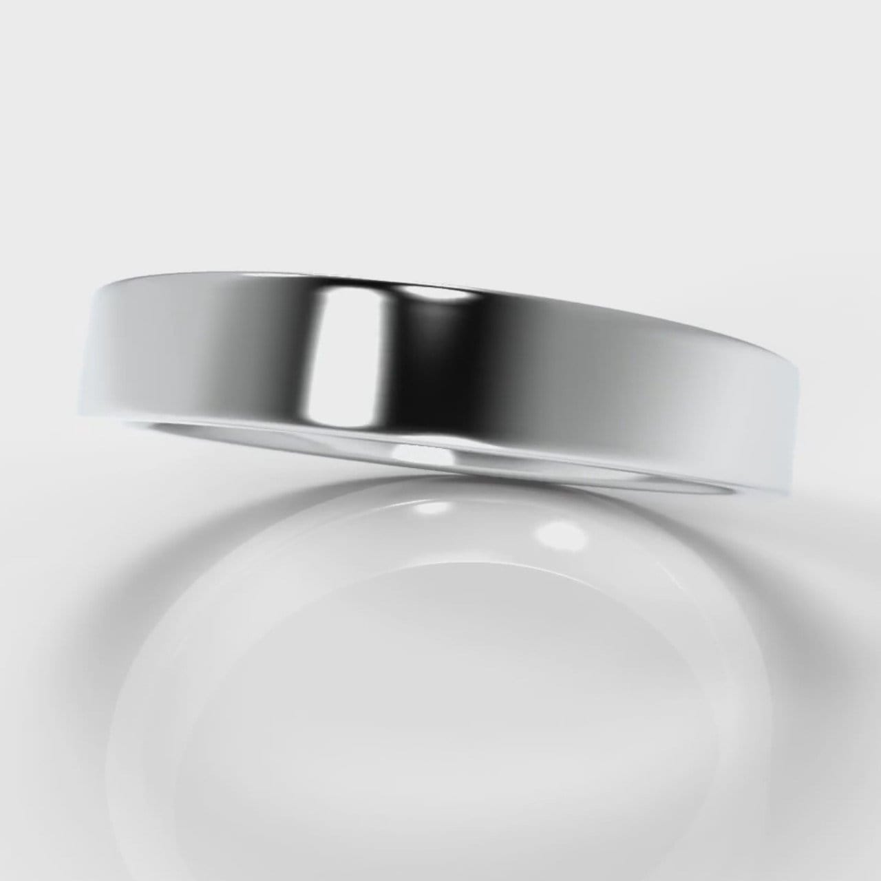4mm Flat Top Comfort Fit Wedding Ring