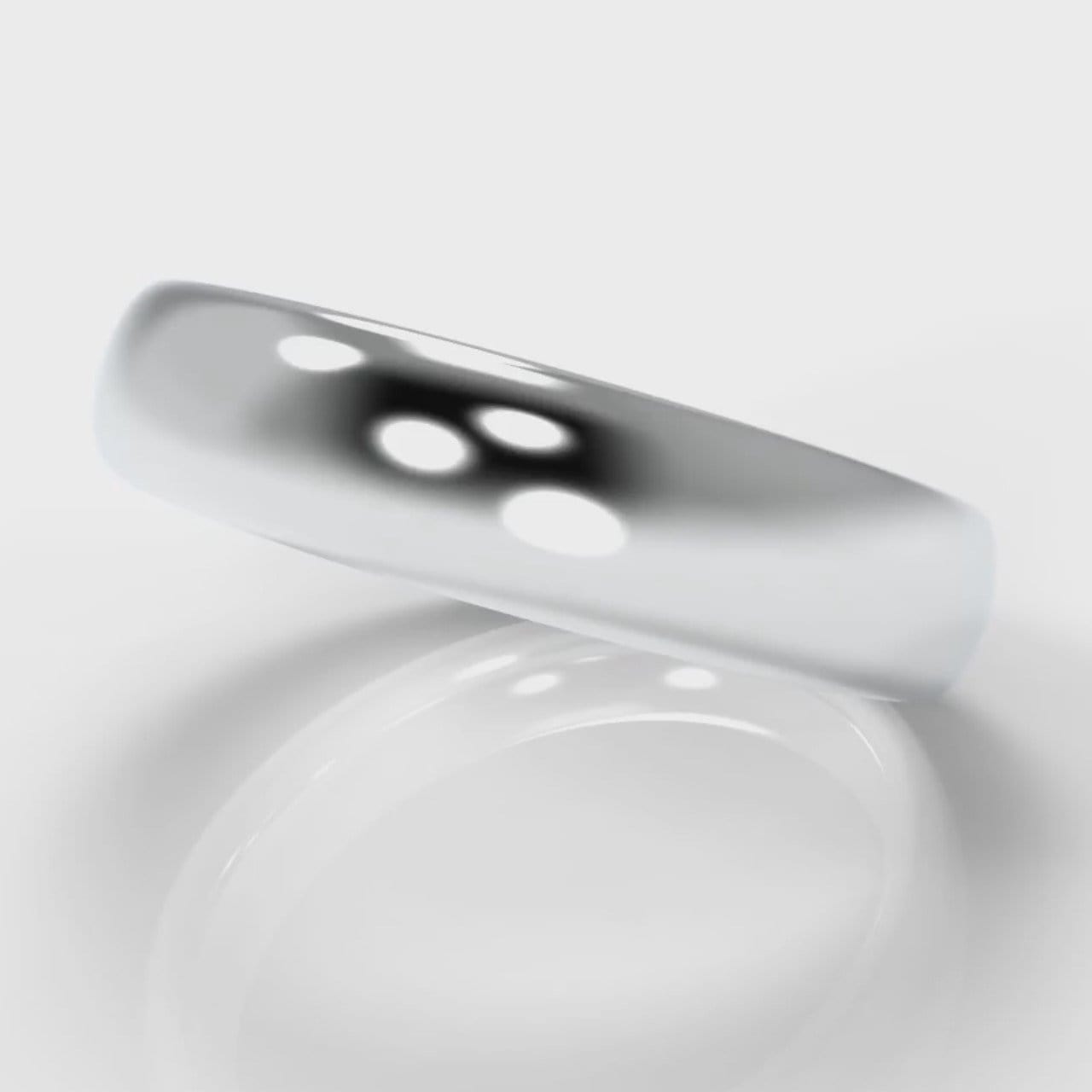 5mm Court Shaped Comfort Fit Wedding Ring
