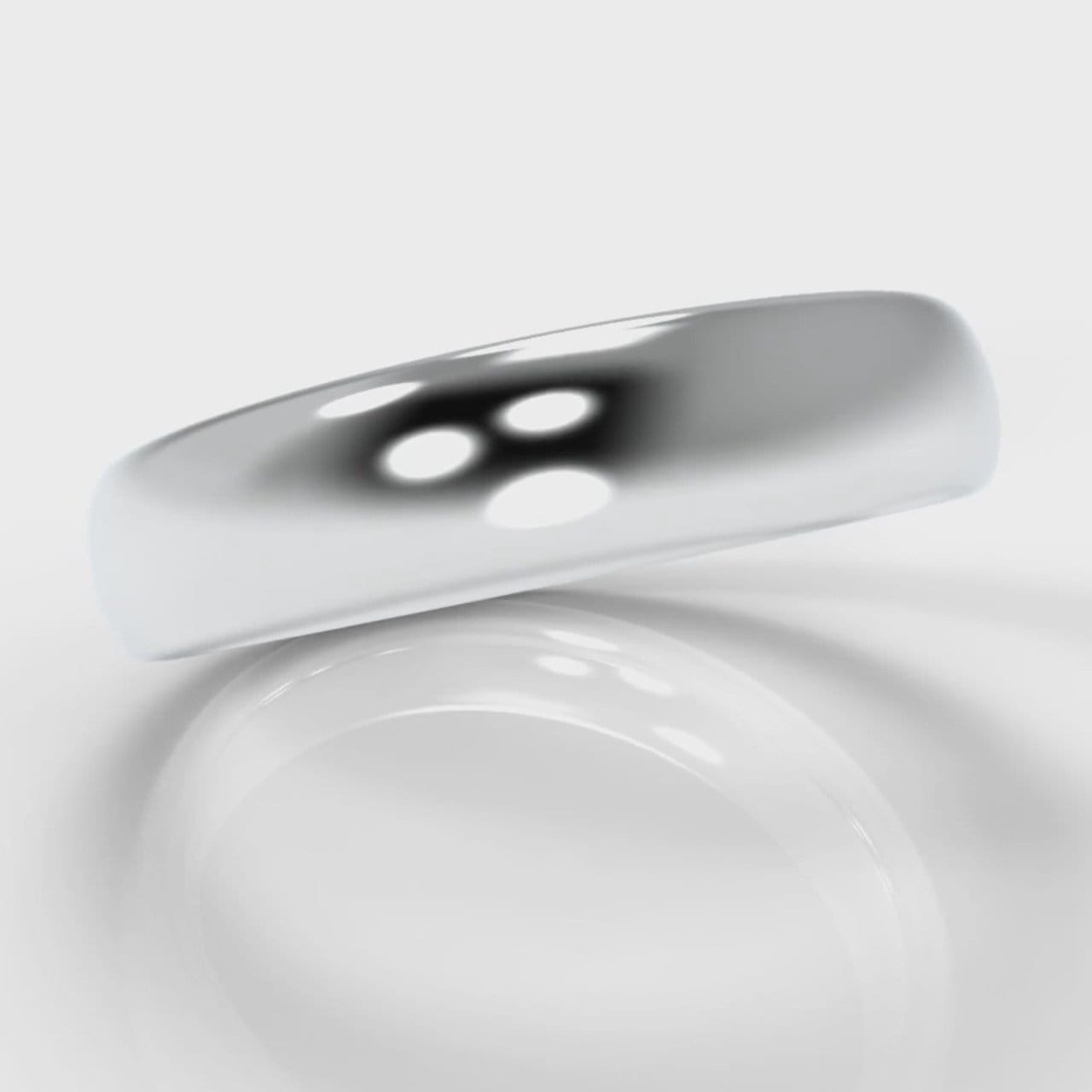 5mm Court Shaped Comfort Fit Wedding Ring