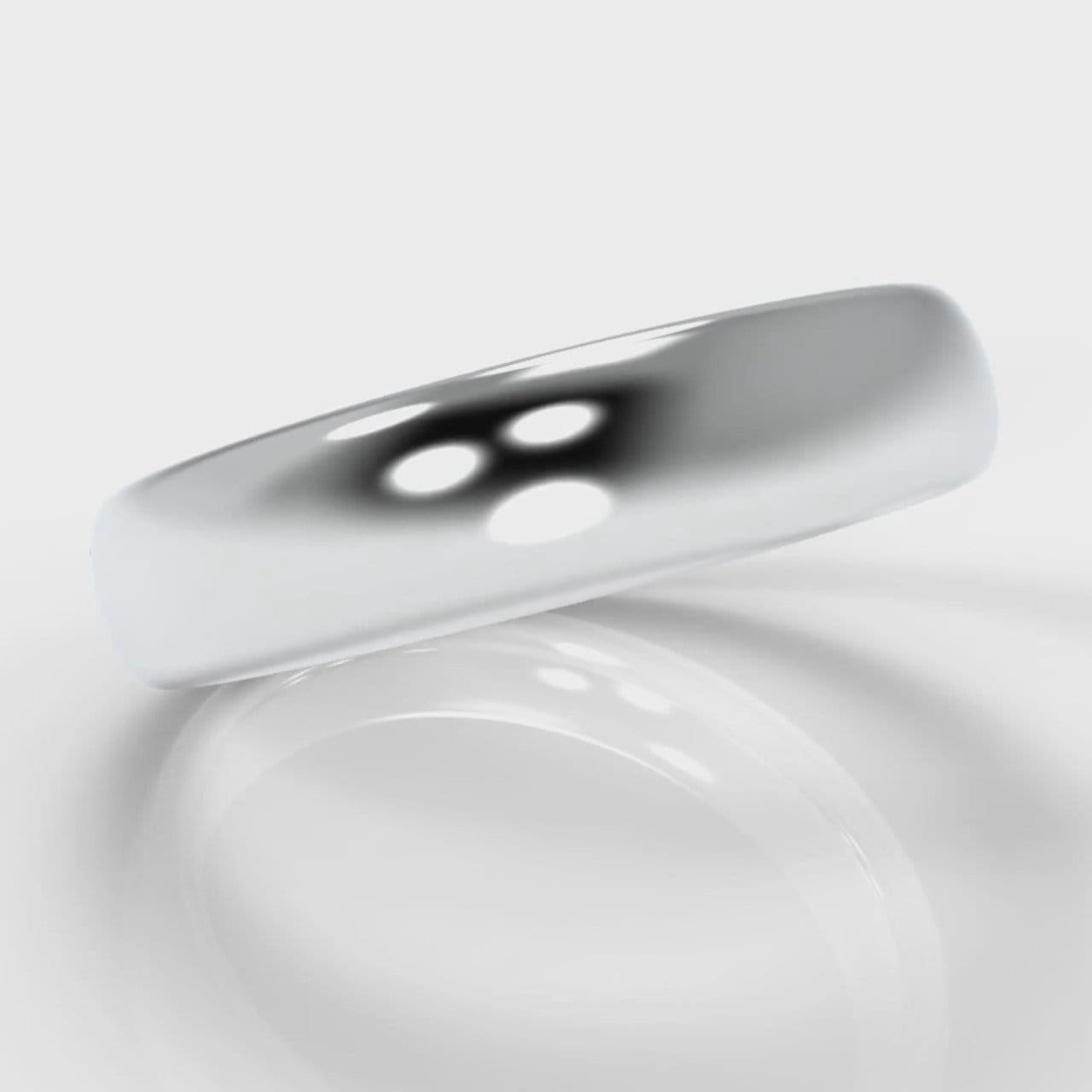 5mm Court Shaped Comfort Fit Wedding Ring