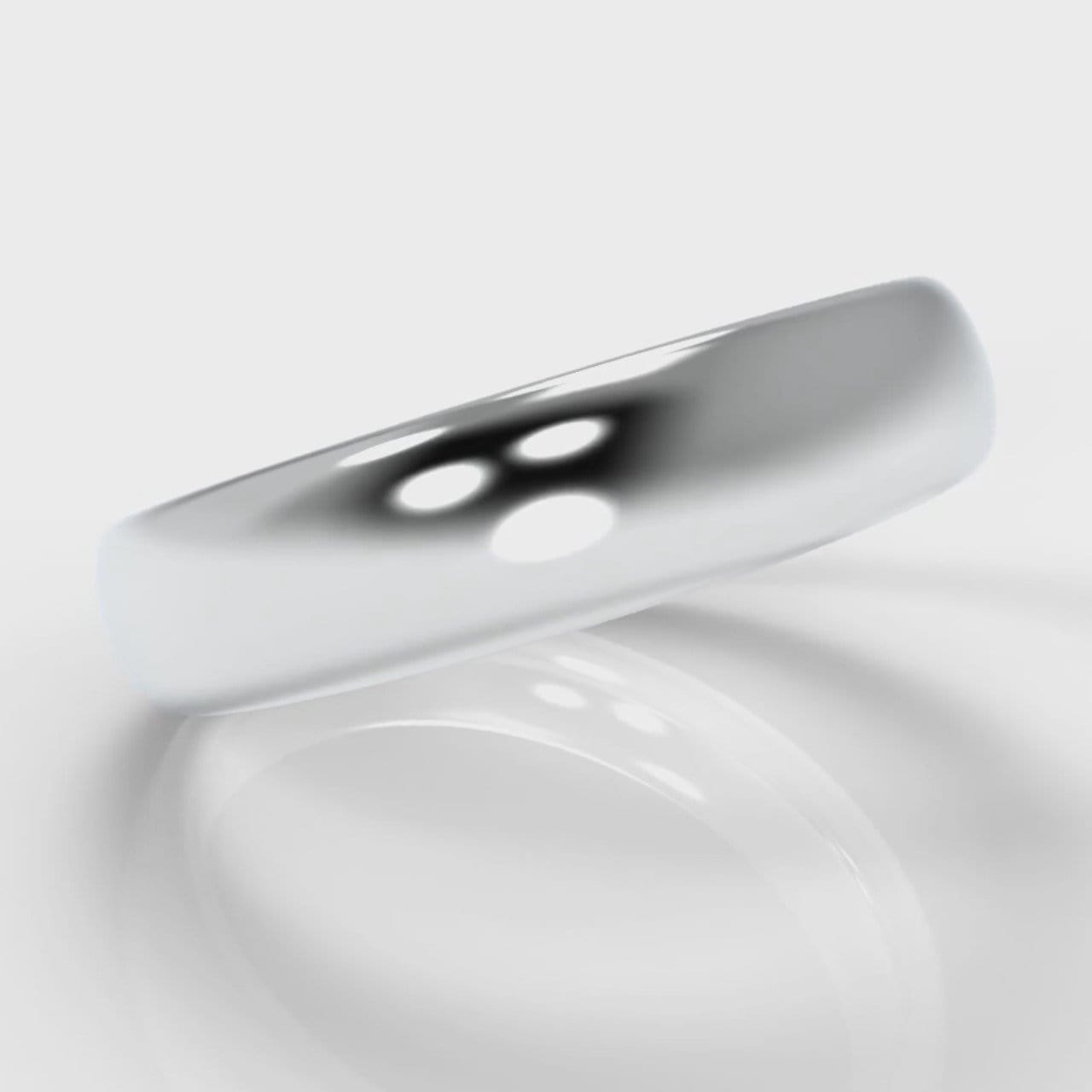 5mm Court Shaped Comfort Fit Wedding Ring
