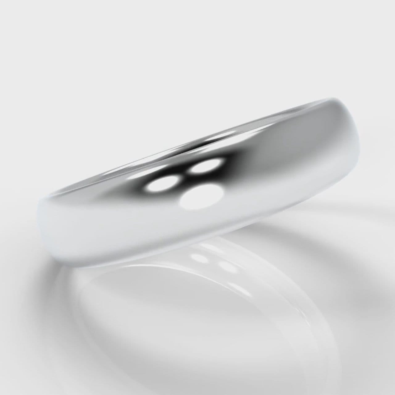 5mm Court Shaped Comfort Fit Wedding Ring
