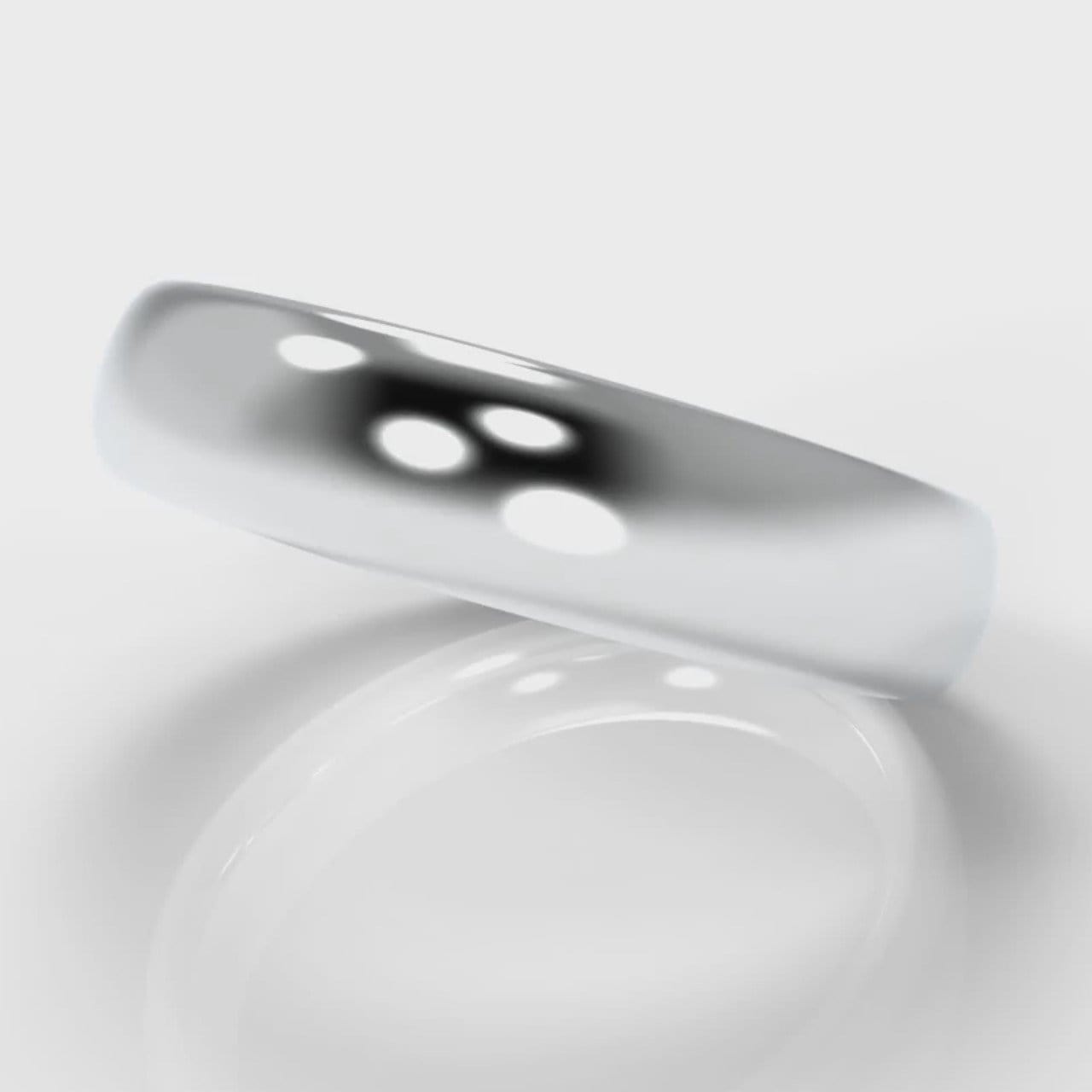 5mm Court Shaped Comfort Fit Wedding Ring