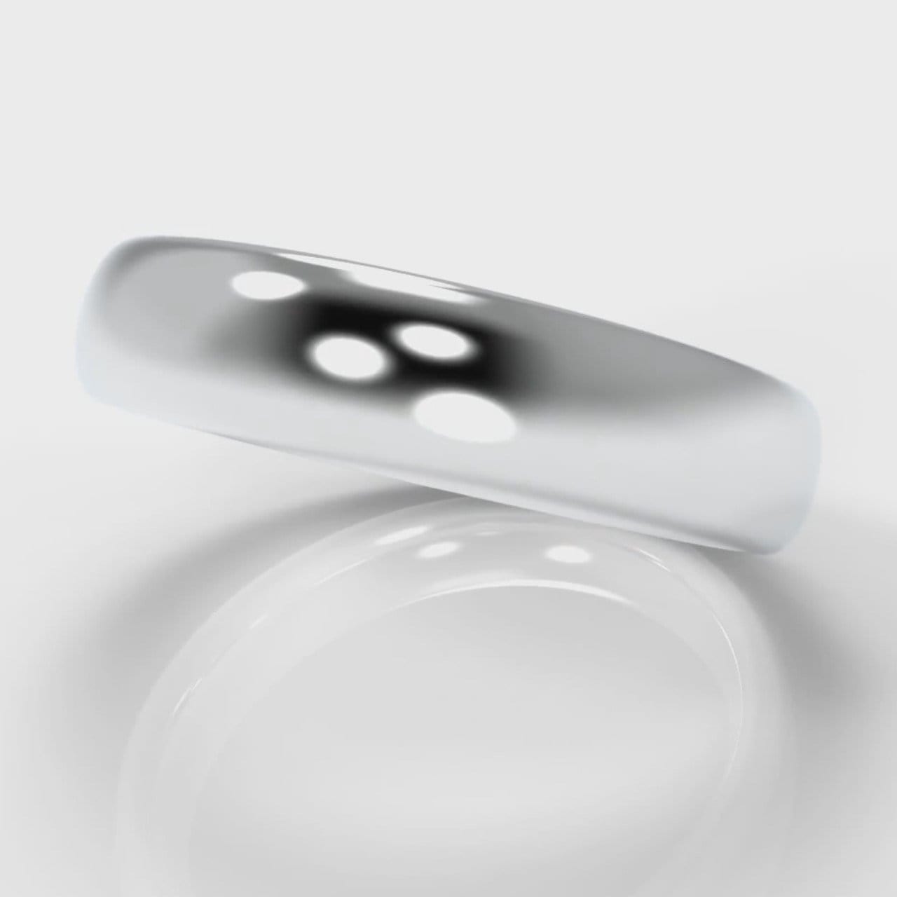 5mm Court Shaped Comfort Fit Wedding Ring