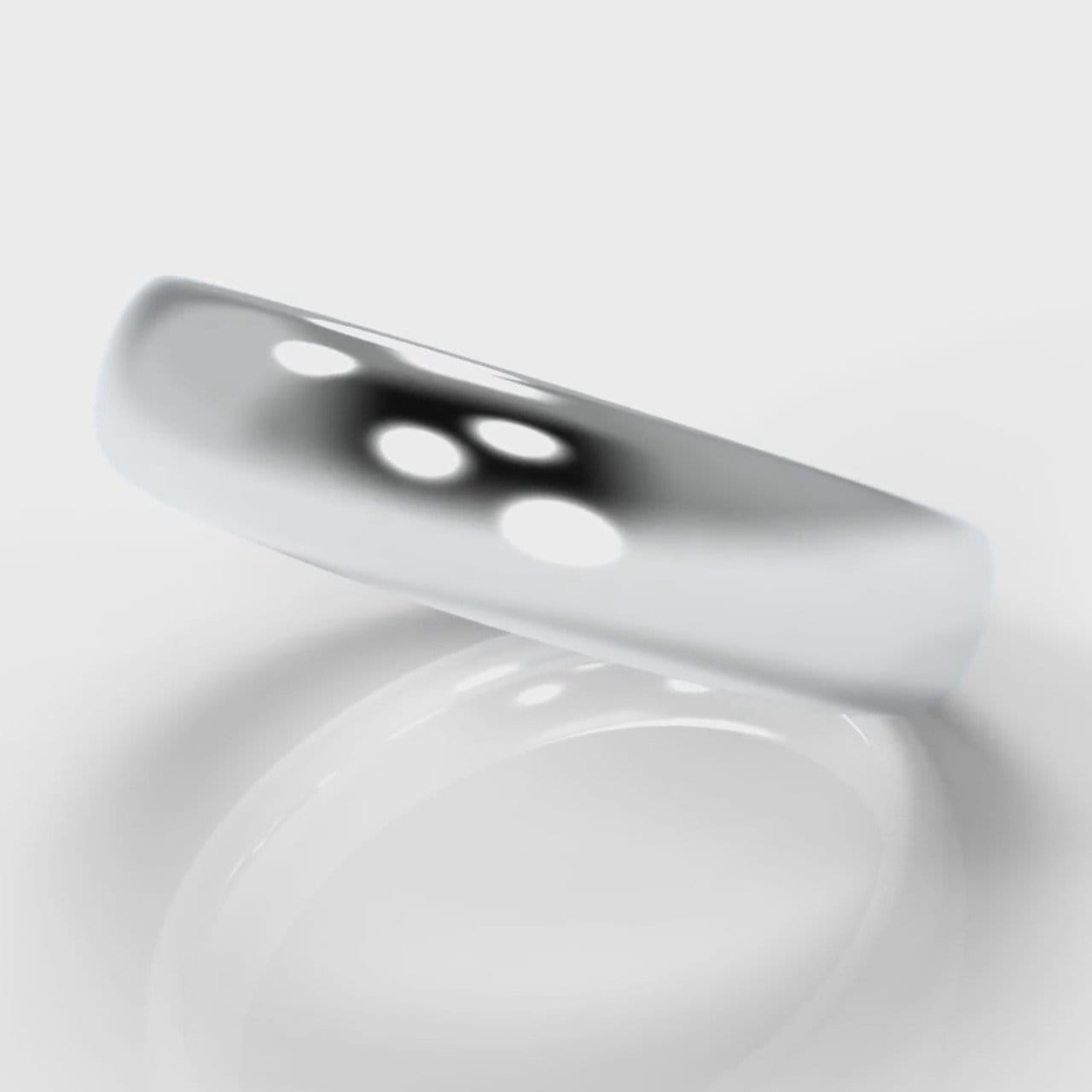 5mm Court Shaped Comfort Fit Wedding Ring