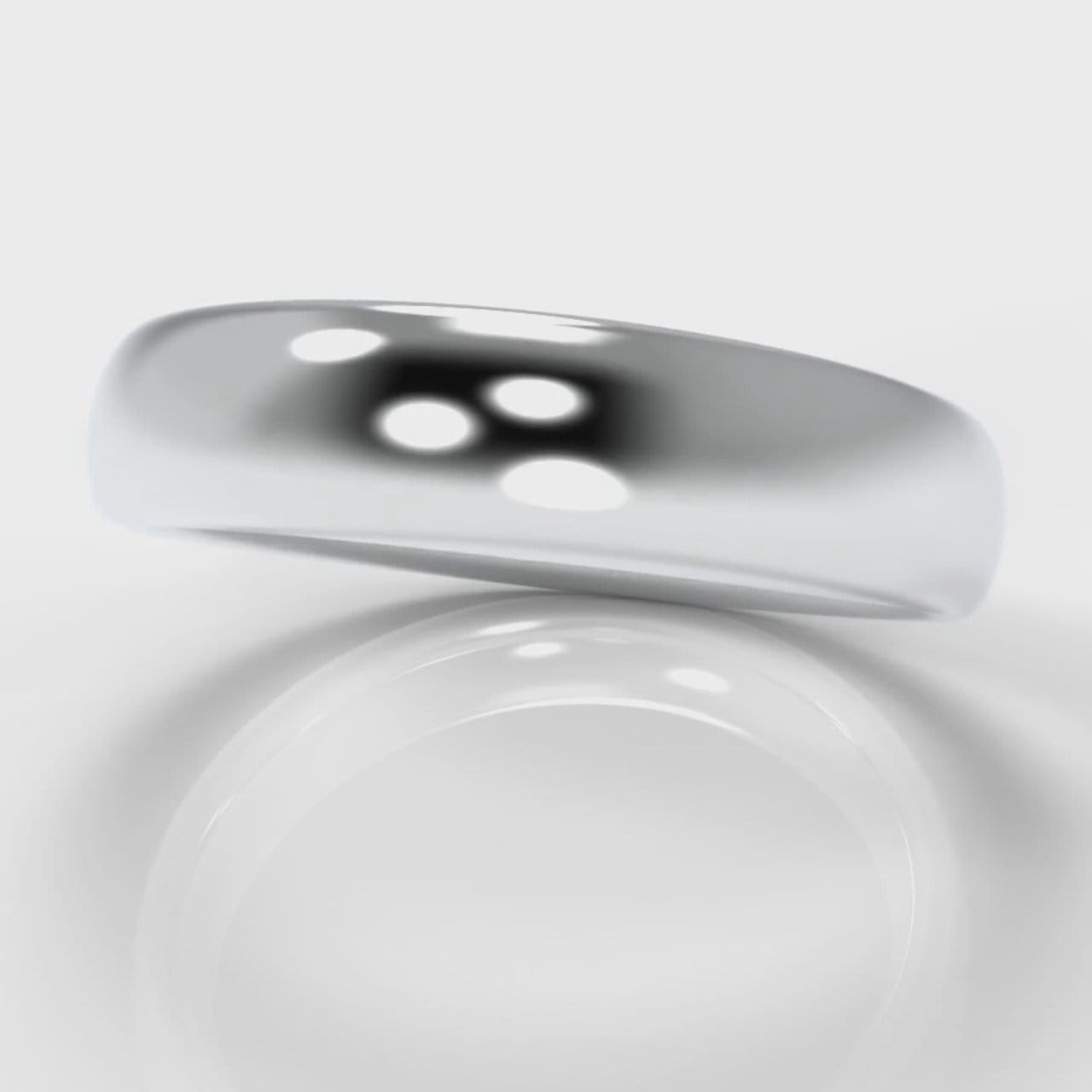 5mm Court Shaped Comfort Fit Wedding Ring