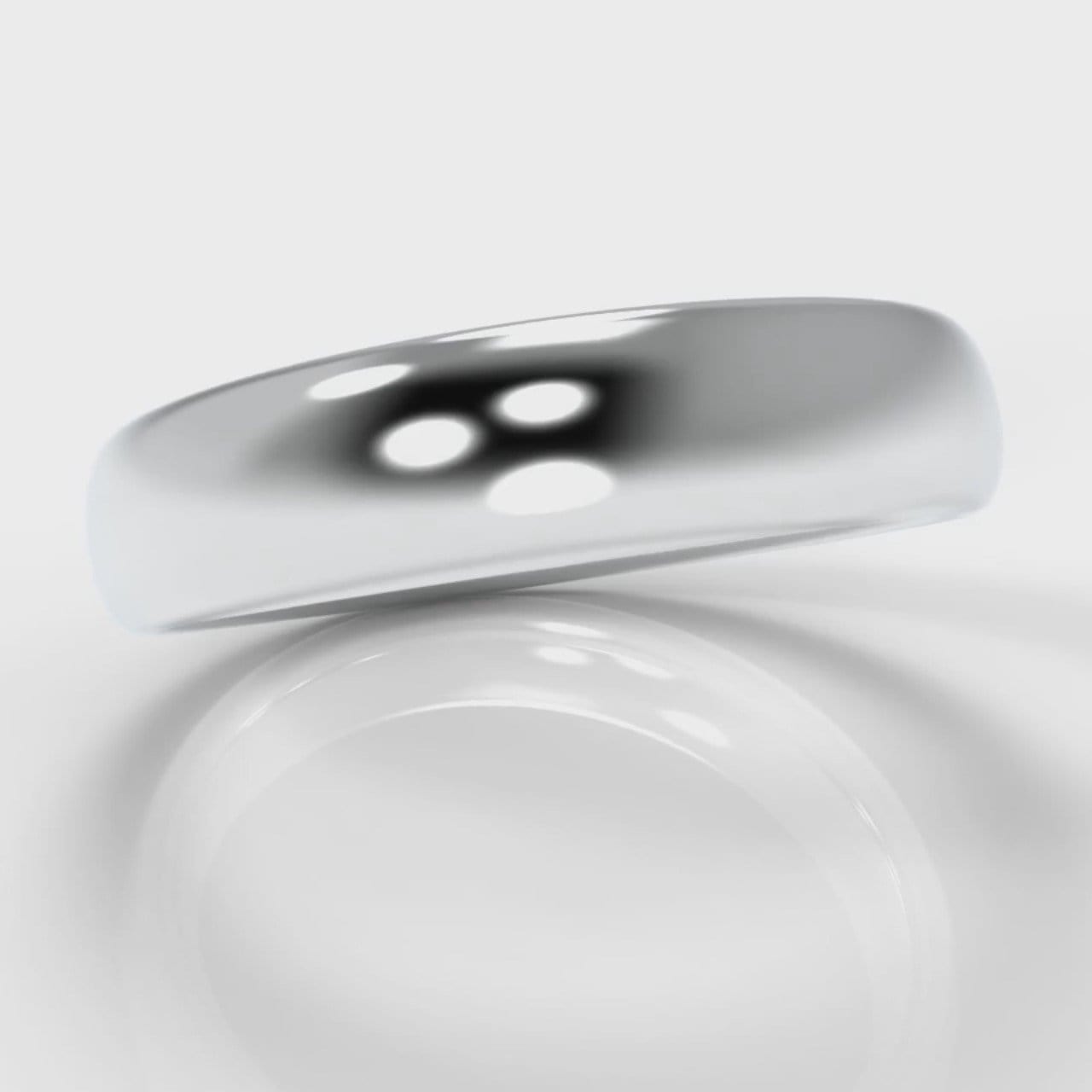 5mm Court Shaped Comfort Fit Wedding Ring