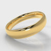 5mm Court Shaped Comfort Fit Wedding Ring - Yellow Gold