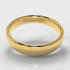 5mm Court Shaped Comfort Fit Wedding Ring - Yellow Gold
