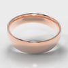6mm Court Shaped Comfort Fit Wedding Ring - Rose Gold