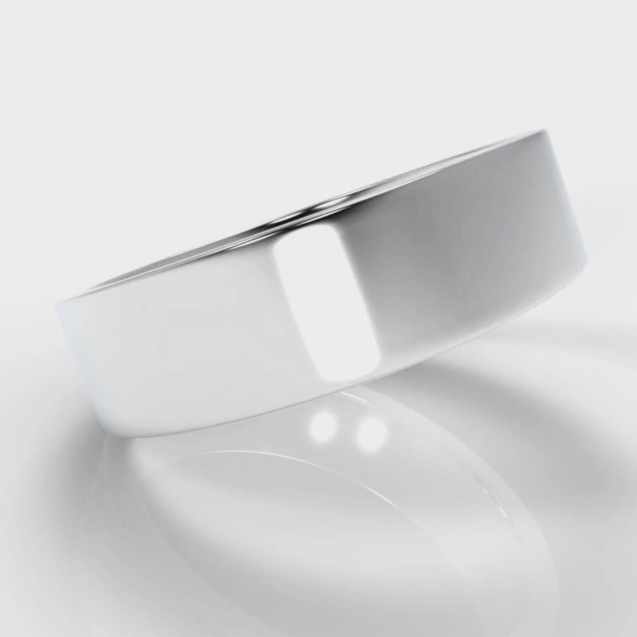 6mm Flat Top Comfort Fit Wedding Ring