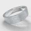 6mm Flat Top Comfort Fit Brushed Wedding Ring