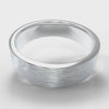 6mm Flat Top Comfort Fit Brushed Wedding Ring