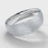 7mm Court Shaped Comfort Fit Brushed Wedding Ring