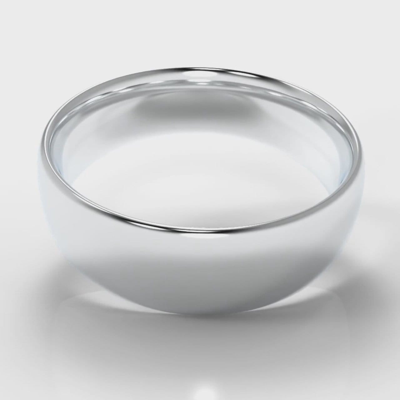 7mm Court Shaped Comfort Fit Wedding Ring