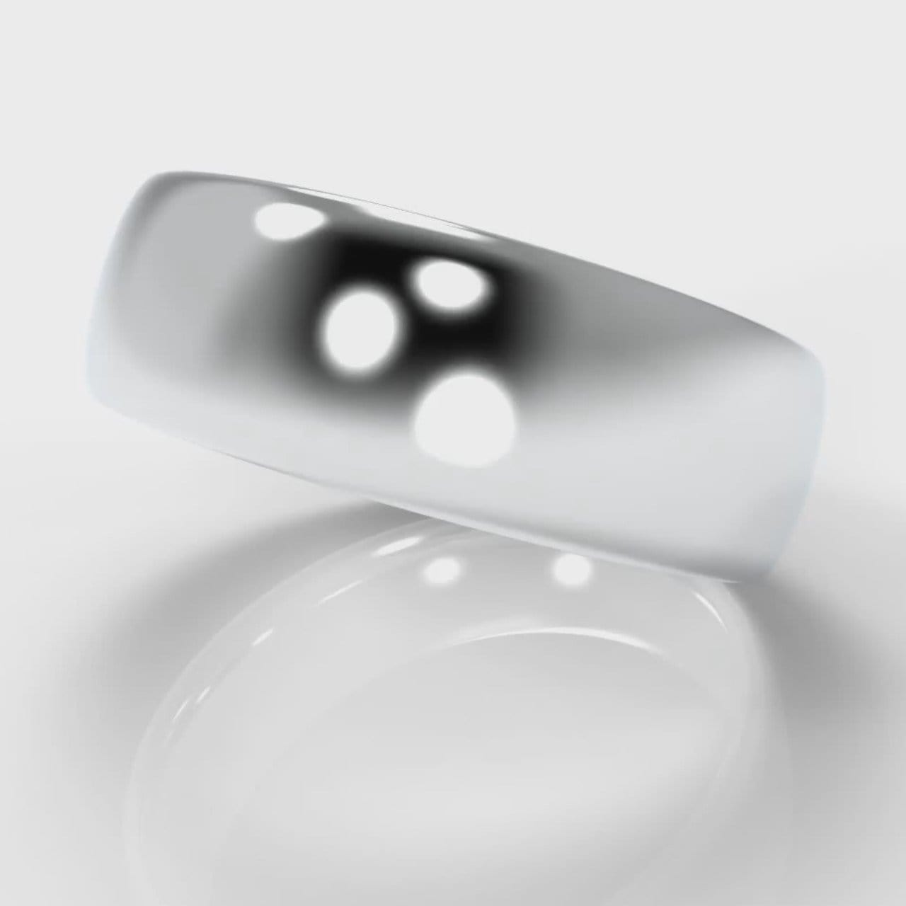 7mm Court Shaped Comfort Fit Wedding Ring
