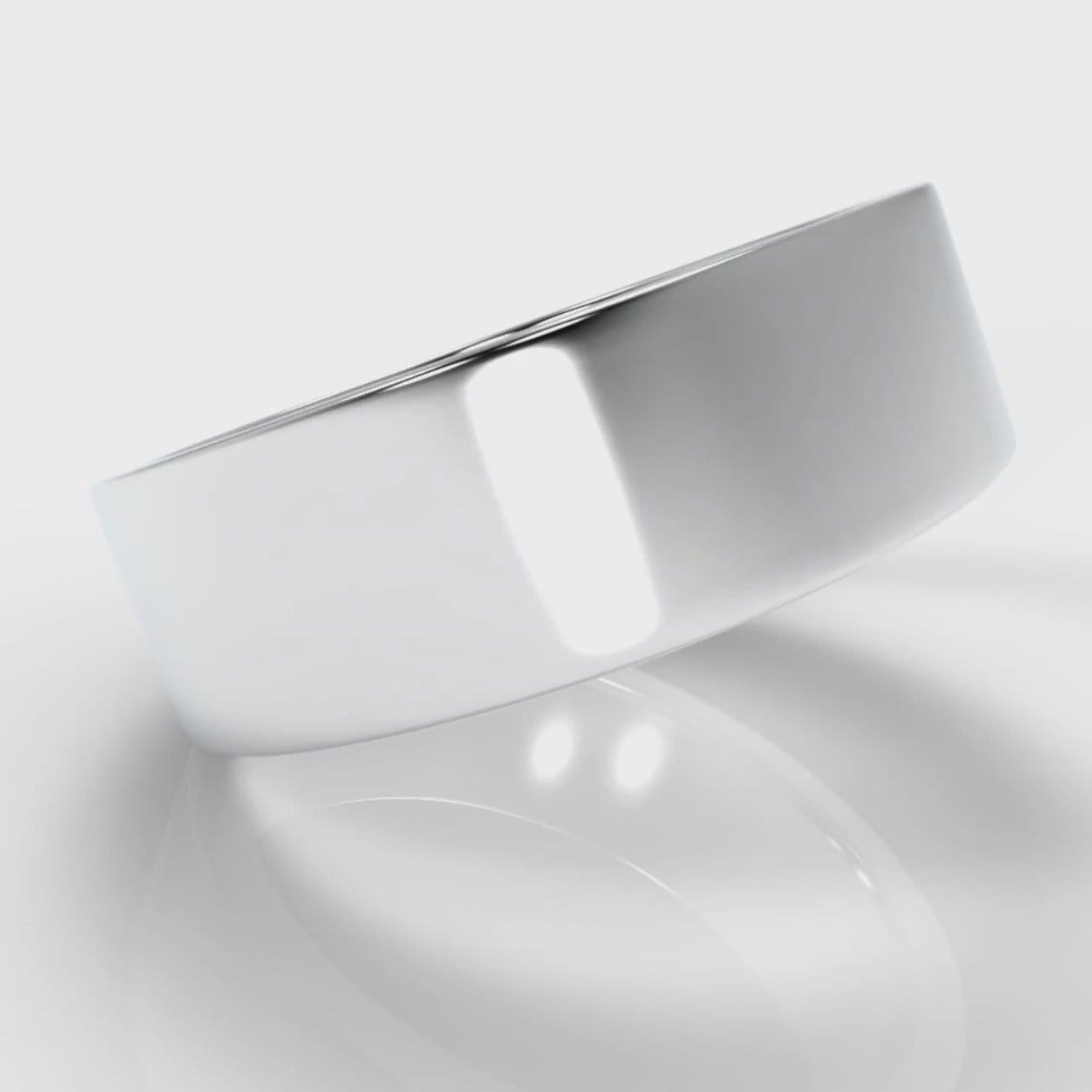 7mm Flat Top Comfort Fit Wedding Ring