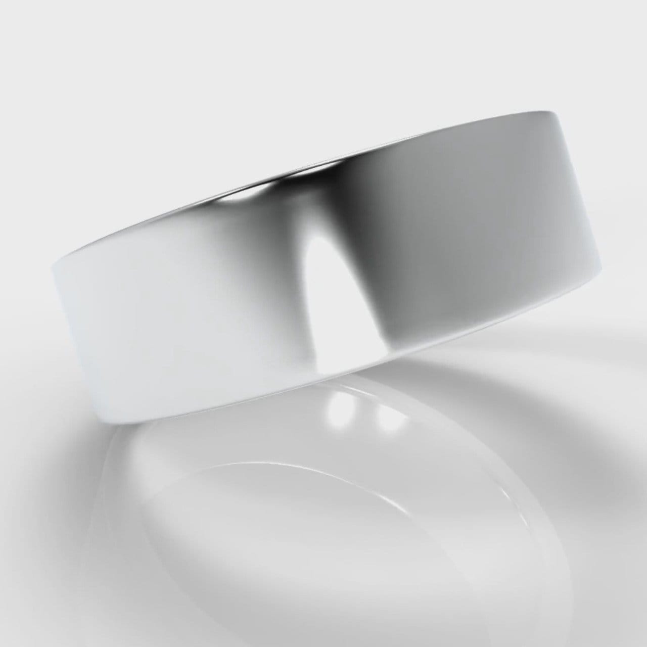 7mm Flat Top Comfort Fit Wedding Ring