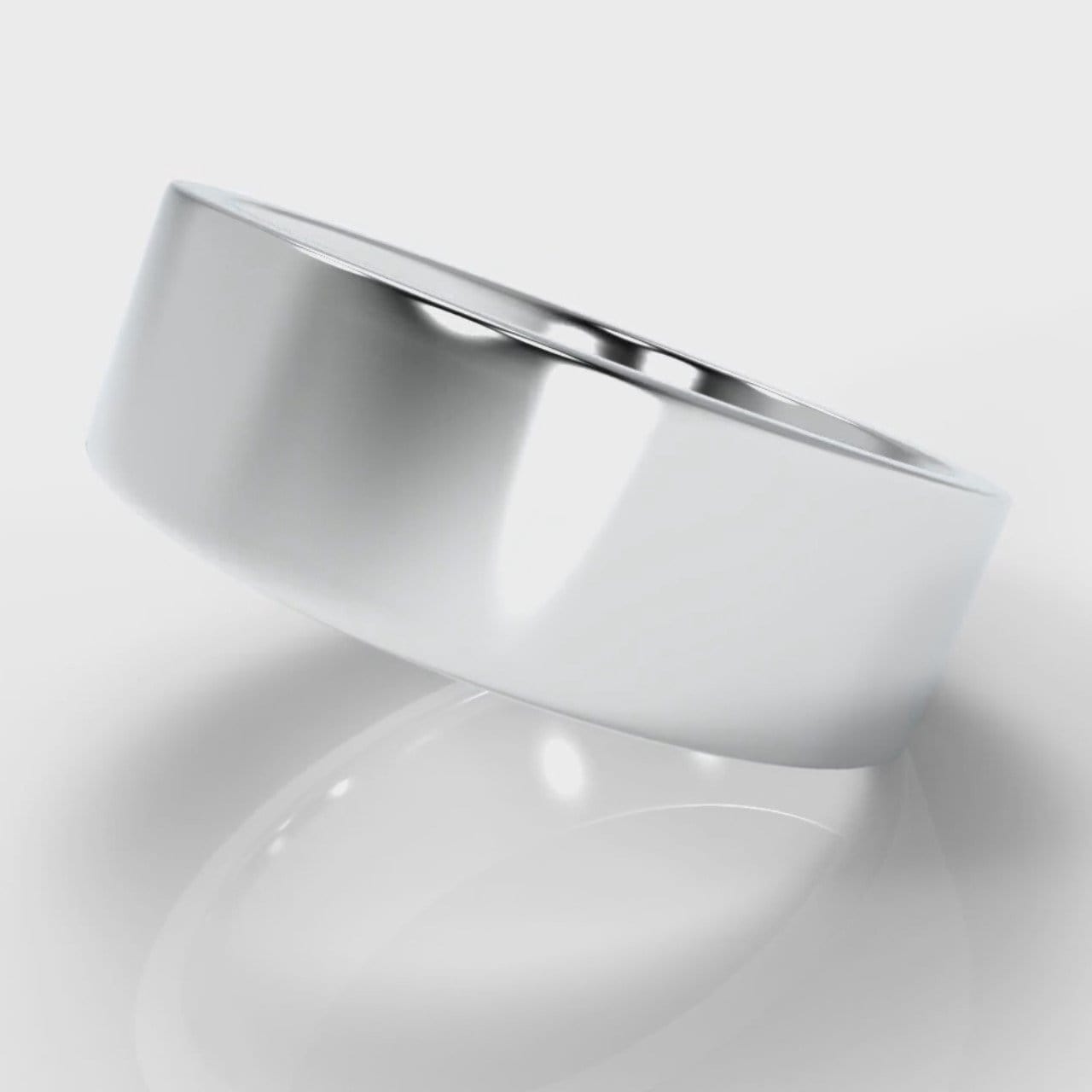 7mm Flat Top Comfort Fit Wedding Ring