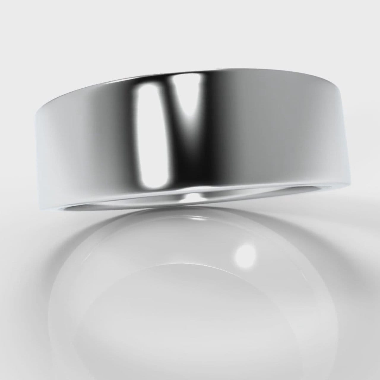 7mm Flat Top Comfort Fit Wedding Ring
