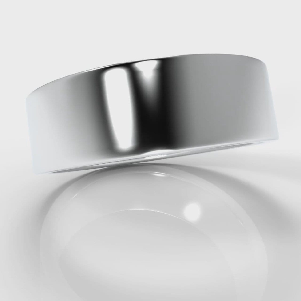 7mm Flat Top Comfort Fit Wedding Ring
