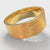 8mm Flat Top Comfort Fit Brushed Wedding Ring - Yellow Gold