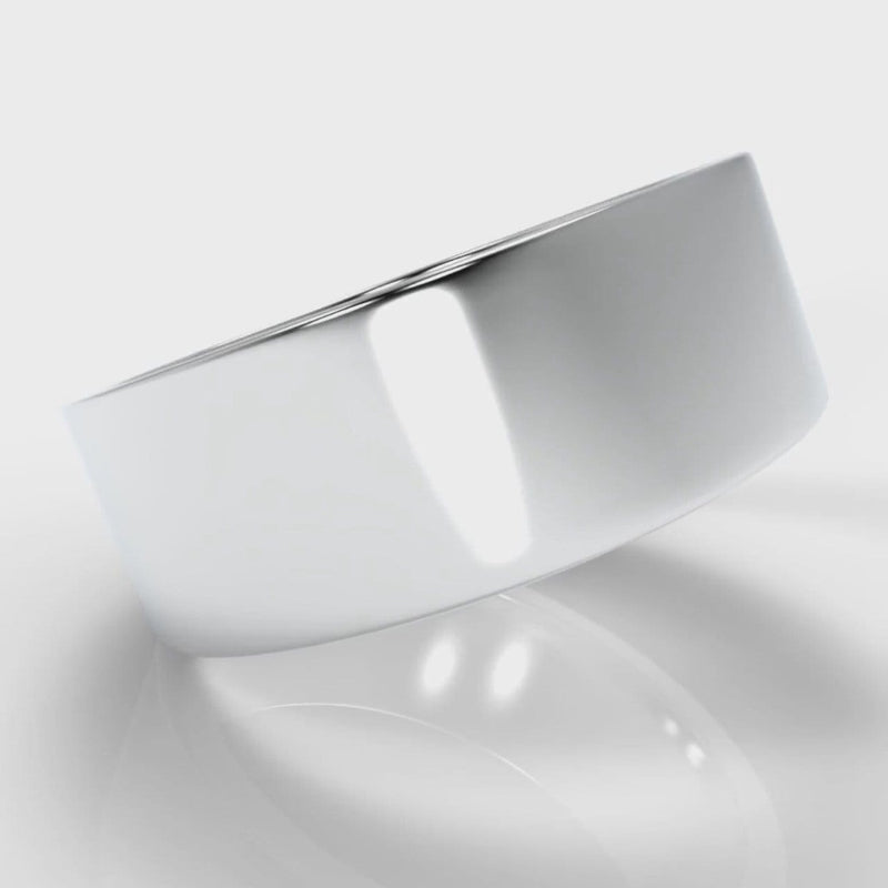 8mm Flat Top Comfort Fit Wedding Ring