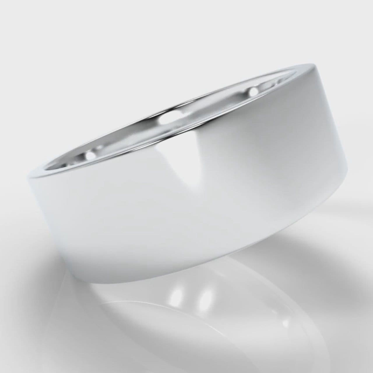 8mm Flat Top Comfort Fit Wedding Ring