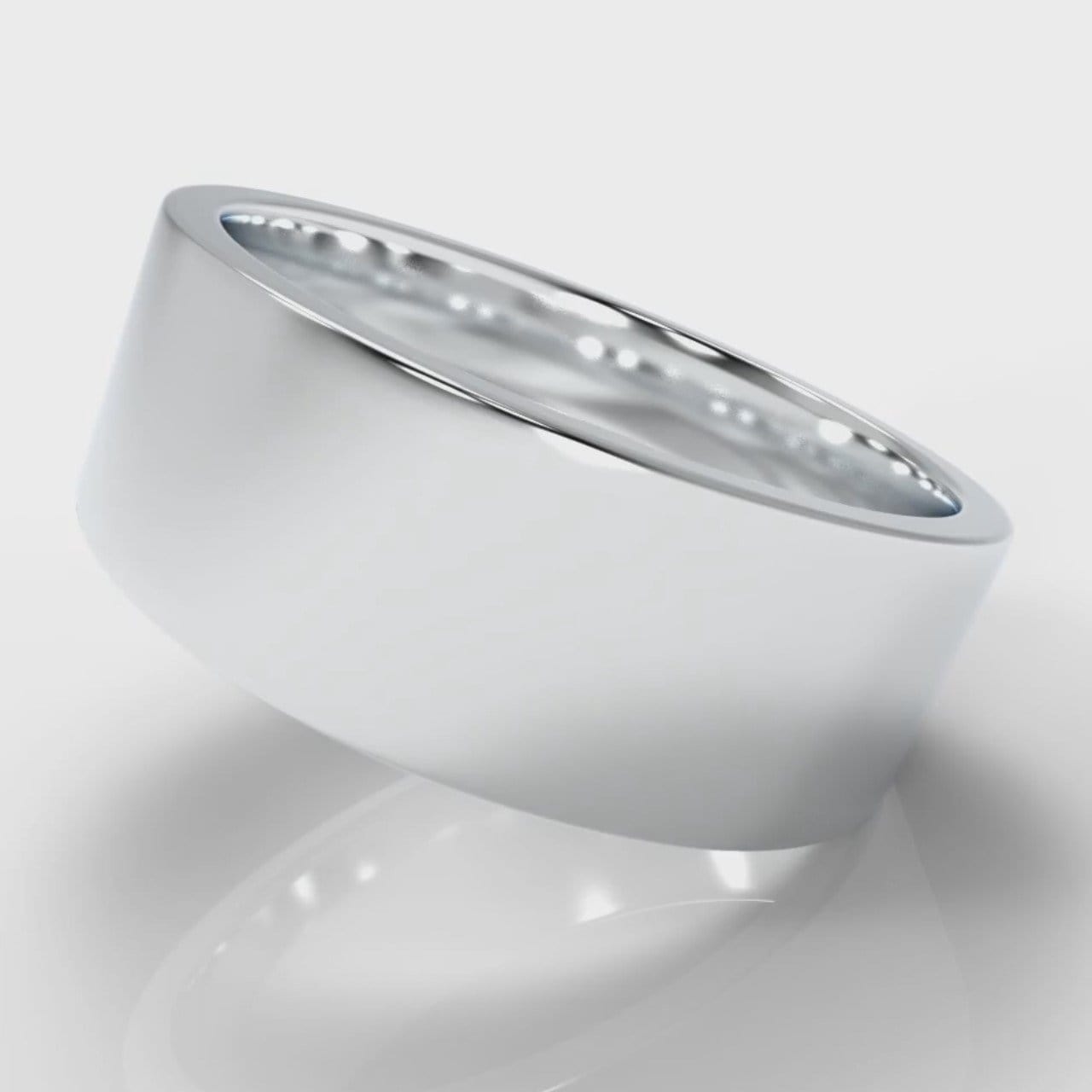 8mm Flat Top Comfort Fit Wedding Ring