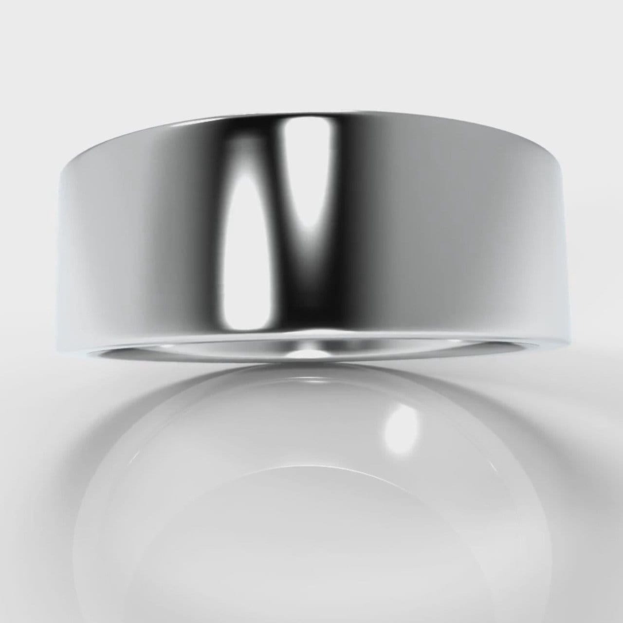 8mm Flat Top Comfort Fit Wedding Ring