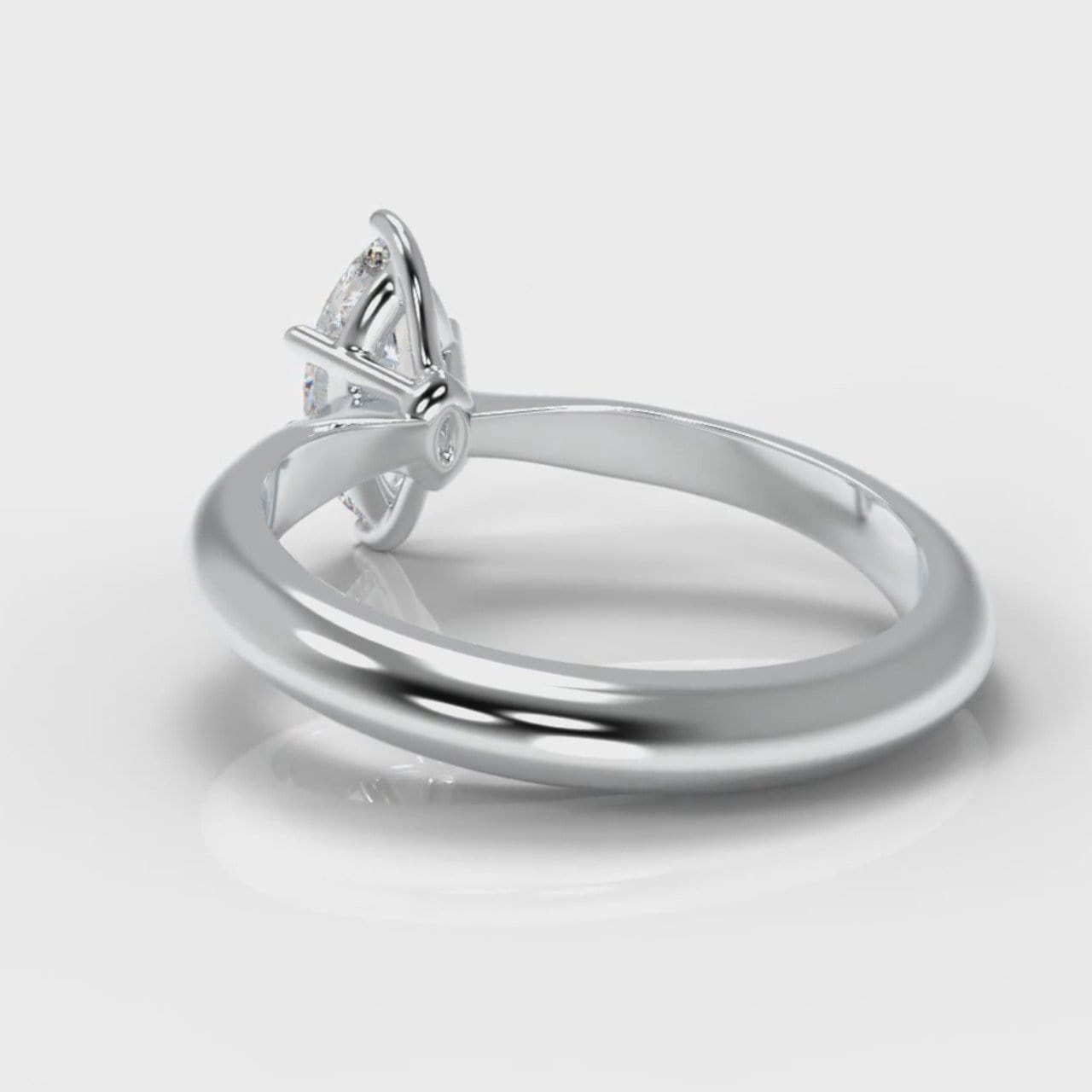 Star Solitaire Marquise Diamond Engagement Ring