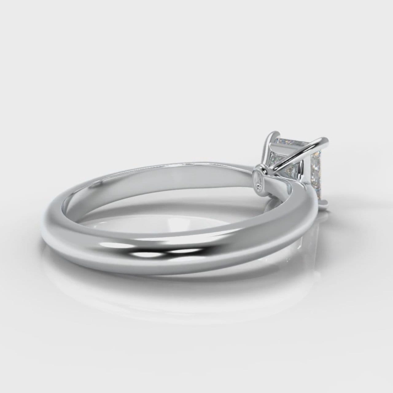 Carrée Solitaire Princess Cut Diamond Engagement Ring