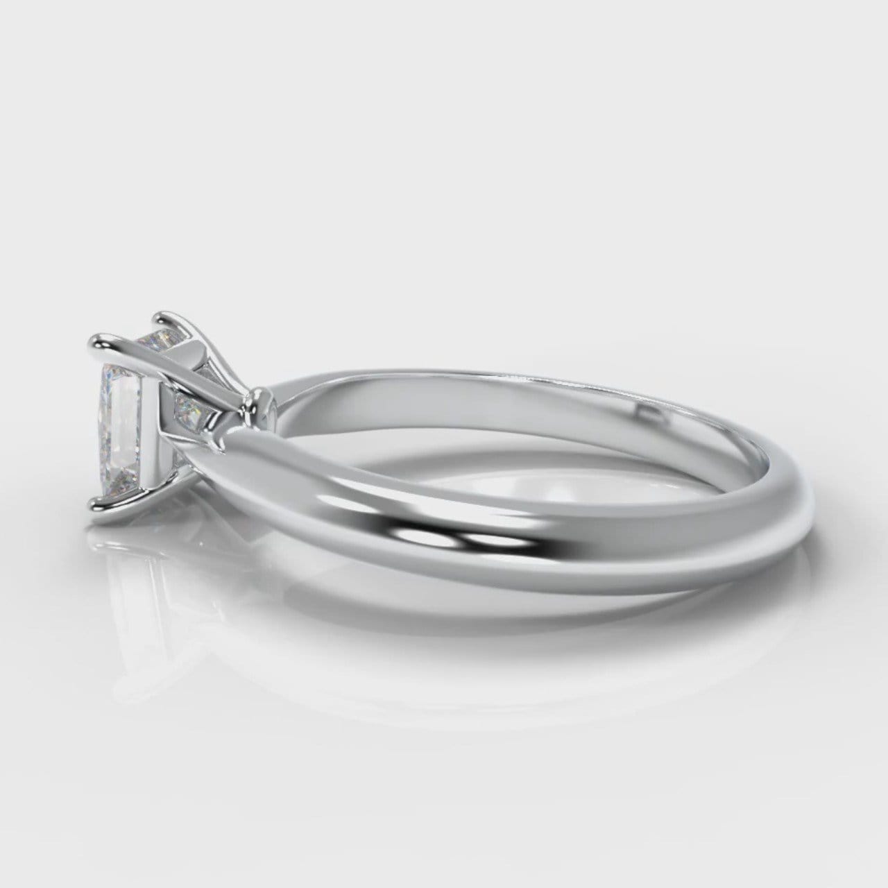Carrée Solitaire Princess Cut Diamond Engagement Ring