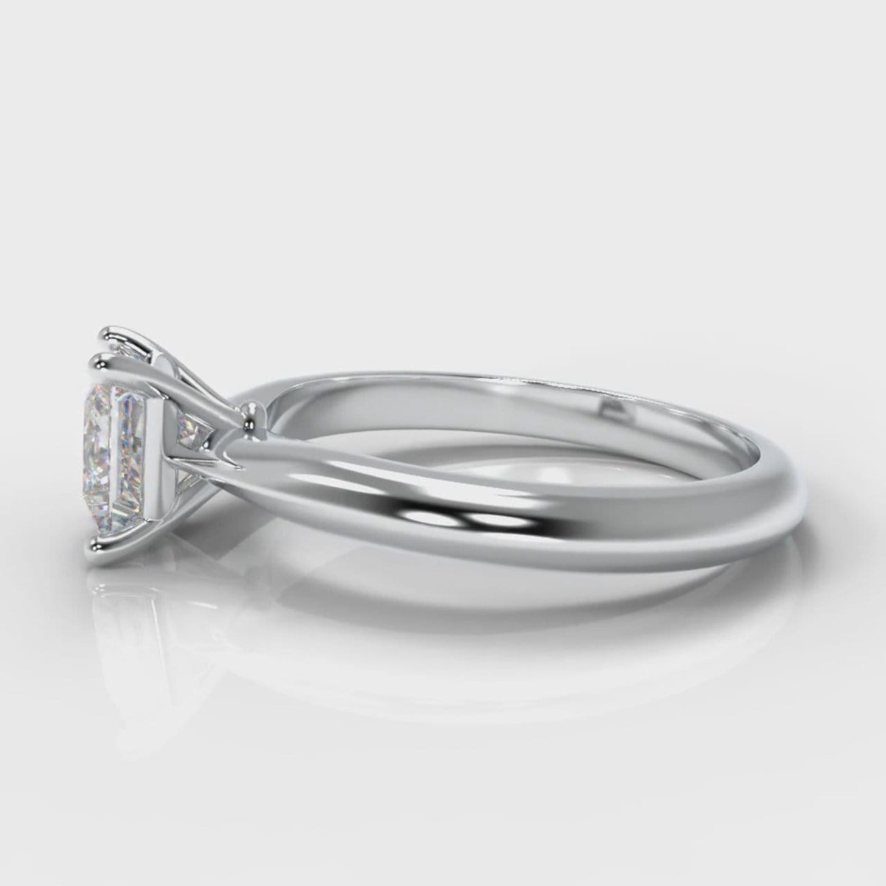 Carrée Solitaire Princess Cut Diamond Engagement Ring