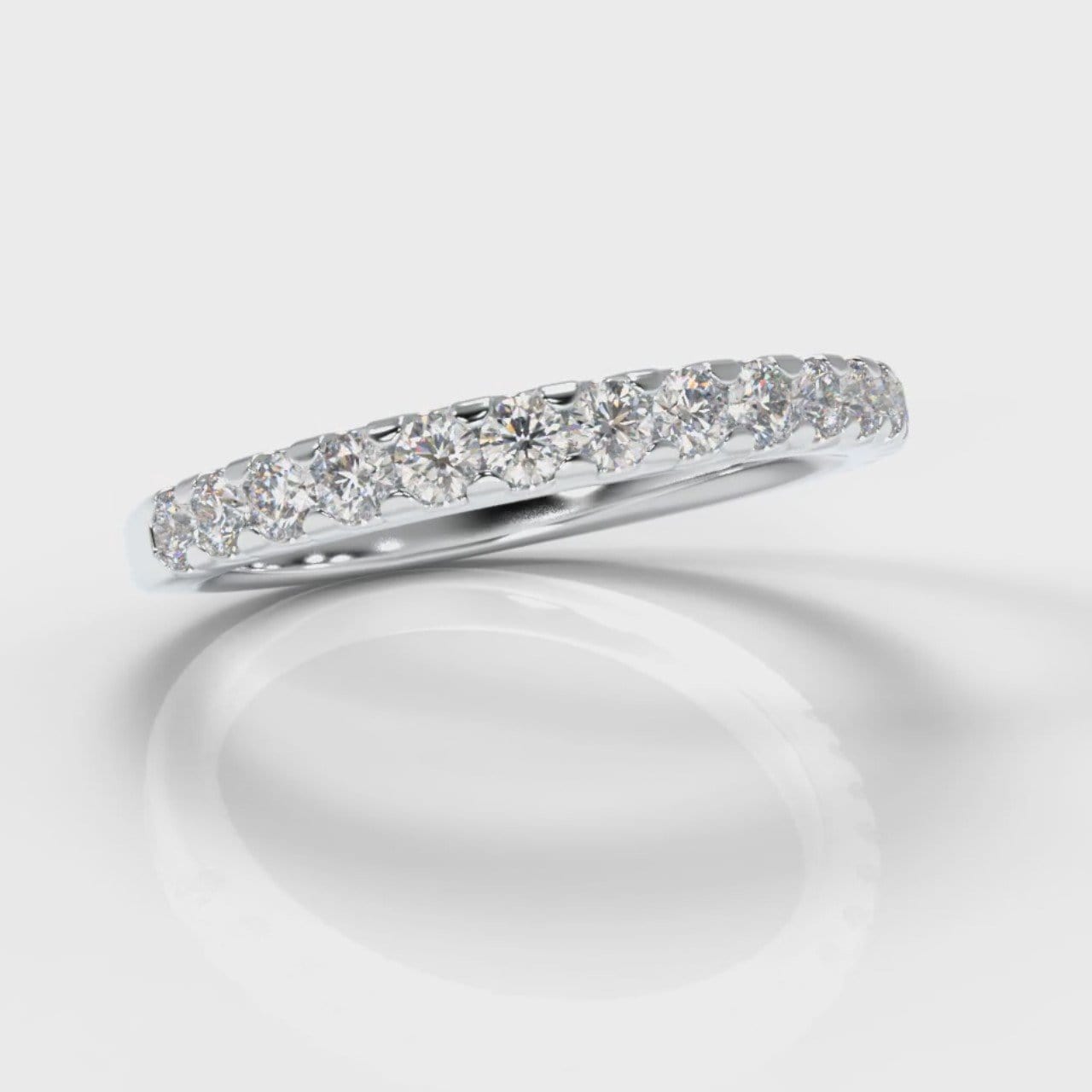 Micropavé Diamond Wedding Ring