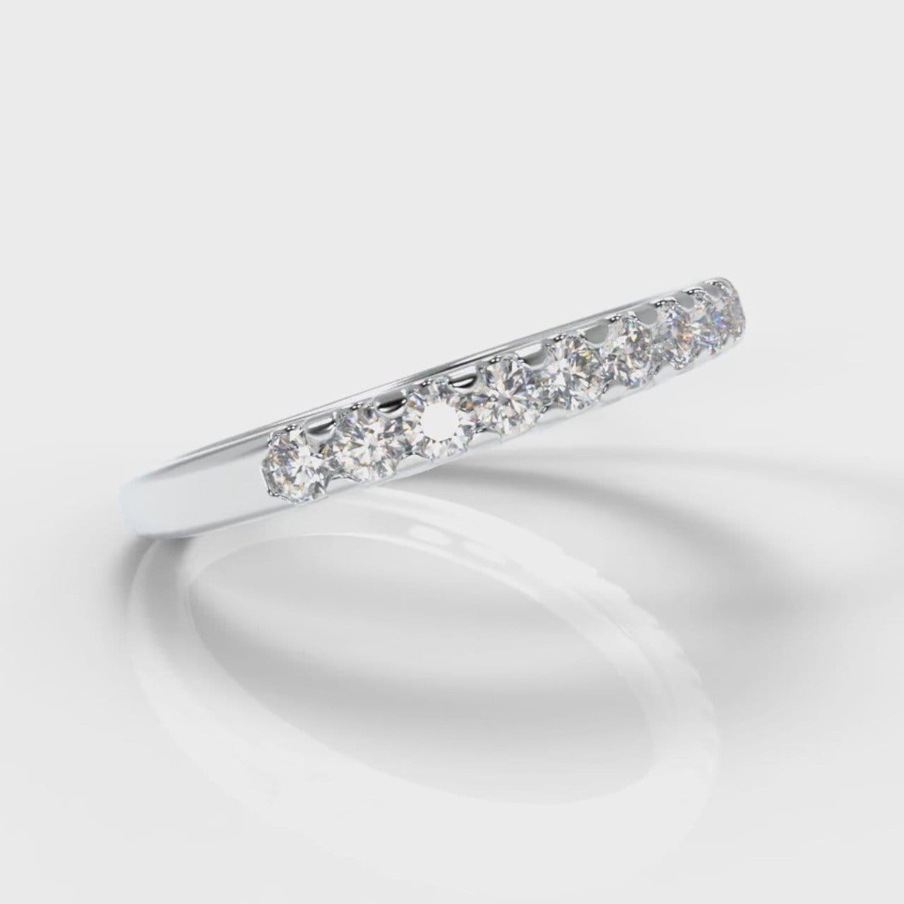 Micropavé Diamond Wedding Ring