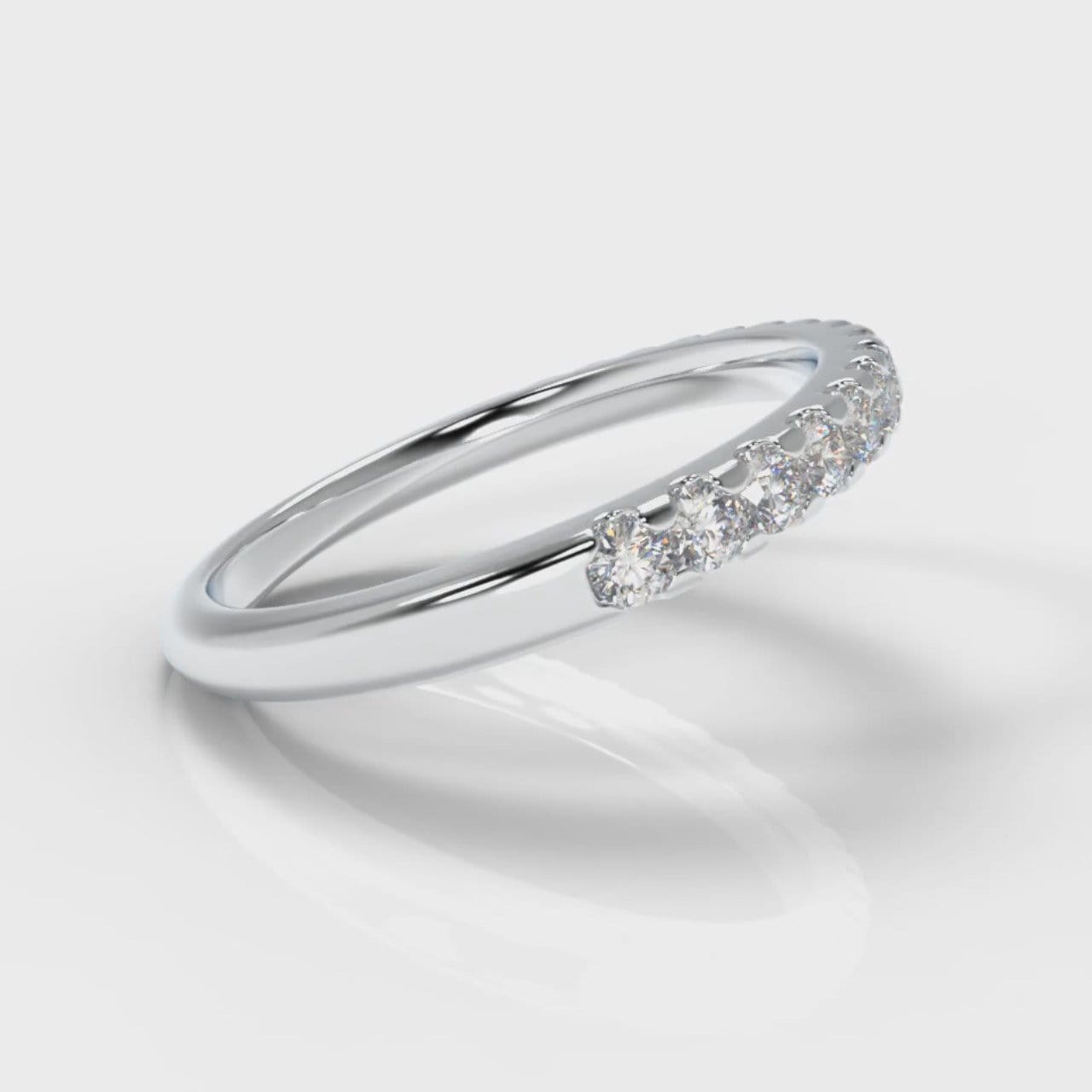 Micropavé Diamond Wedding Ring