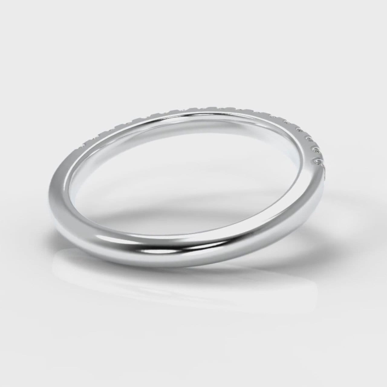 Micropavé Diamond Wedding Ring
