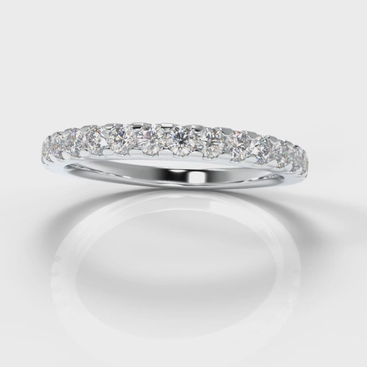 Micropavé Diamond Wedding Ring