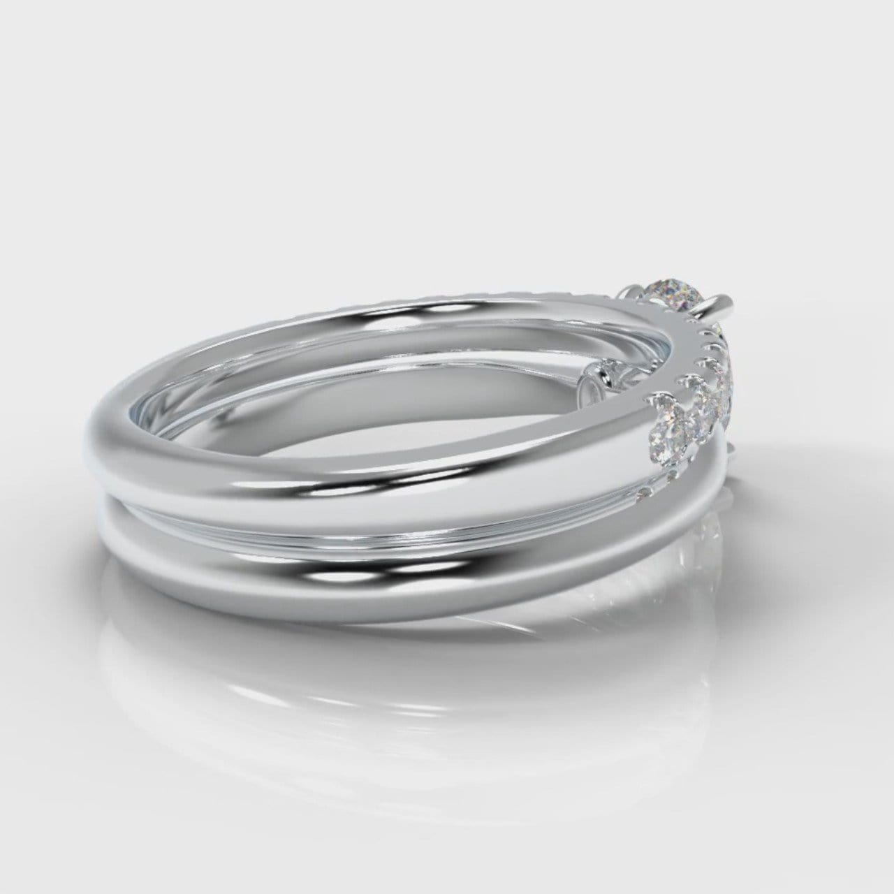 Carrée Solitaire Oval Diamond Bridal Set