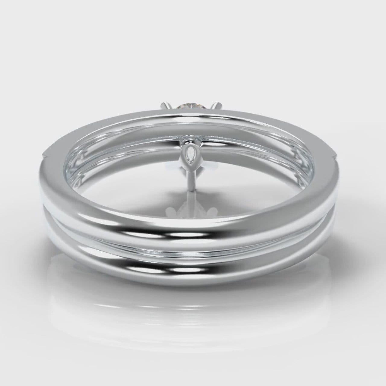 Pavé Pear Diamond Bridal Set