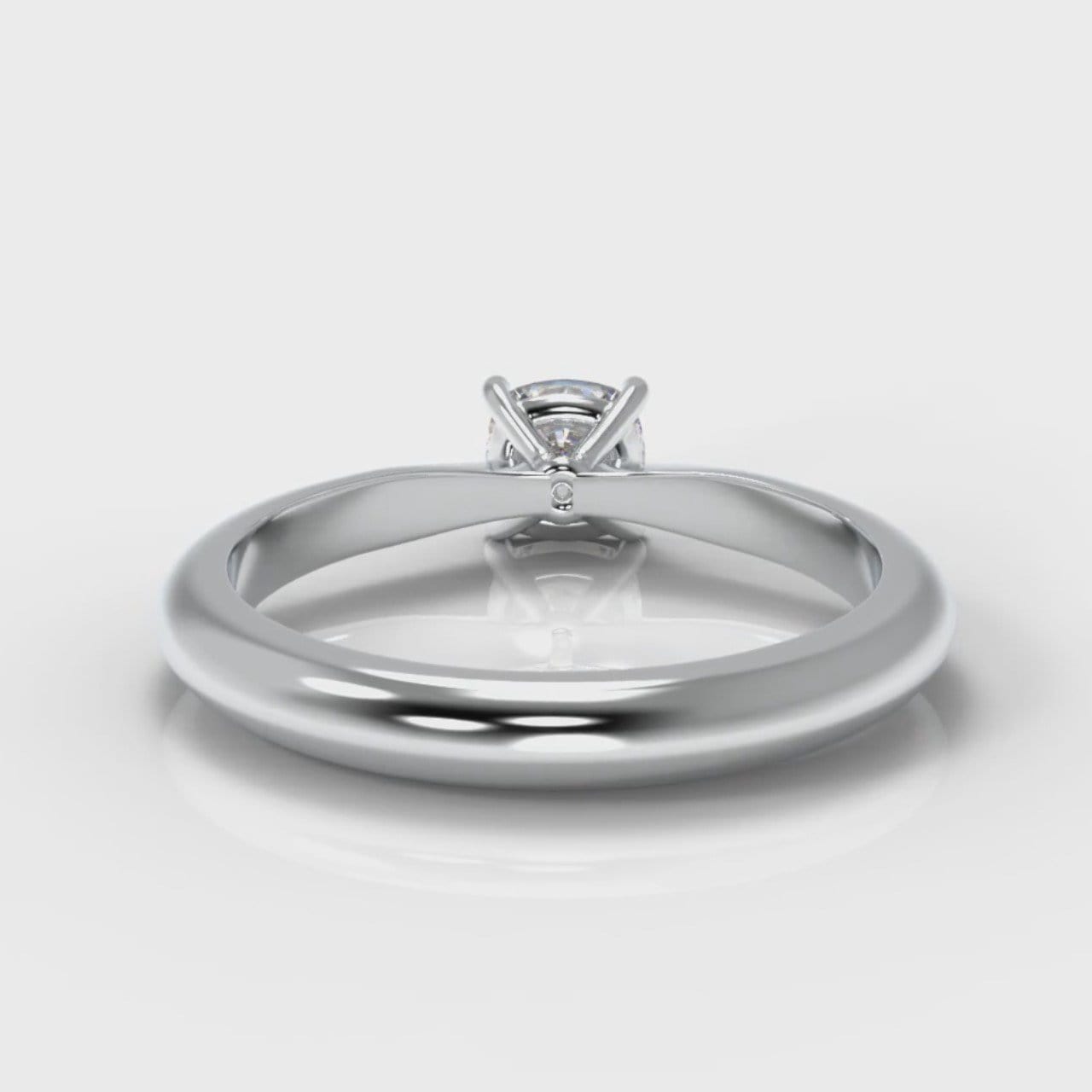 Carrée Solitaire Cushion Cut Diamond Engagement Ring