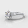 Star Solitaire Round Brilliant Diamond Engagement Ring