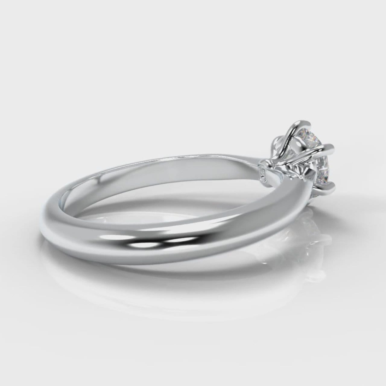 Star Solitaire Round Brilliant Diamond Engagement Ring