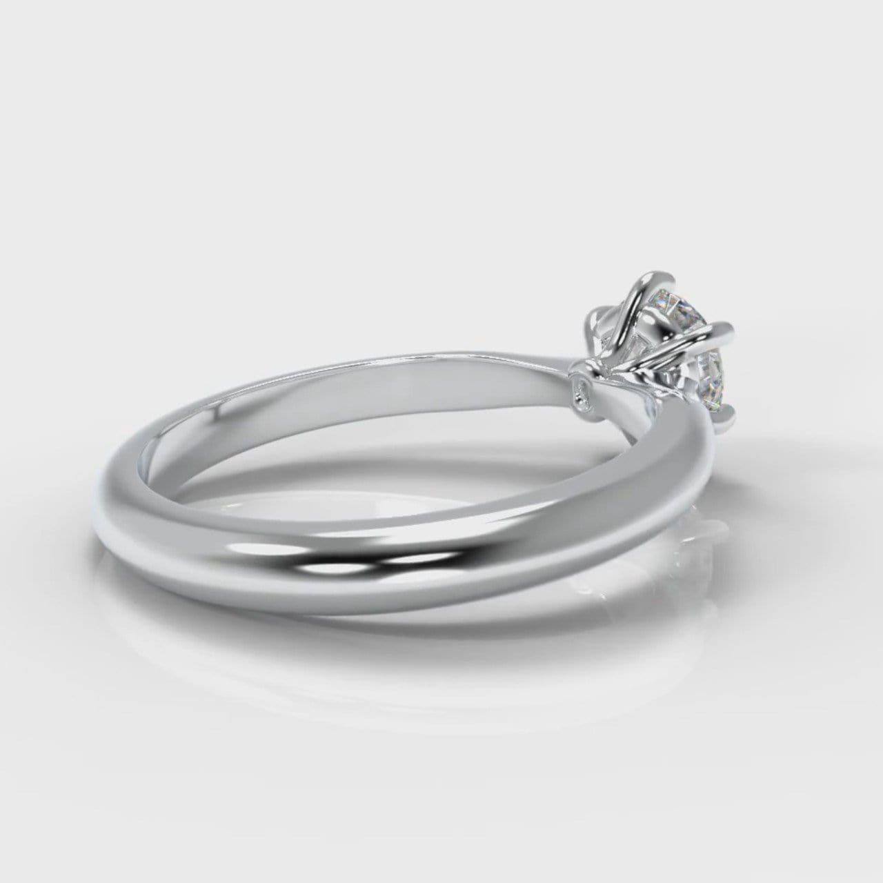Star Solitaire Round Brilliant Diamond Engagement Ring